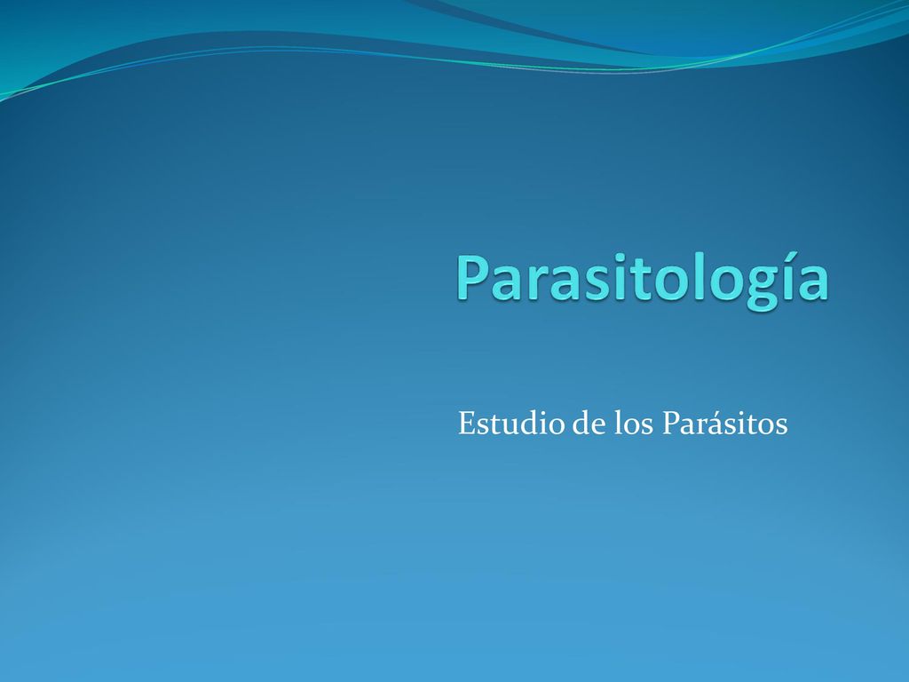 estudio de los parasitos